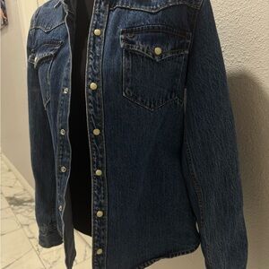 Denim Button-Up Jacket